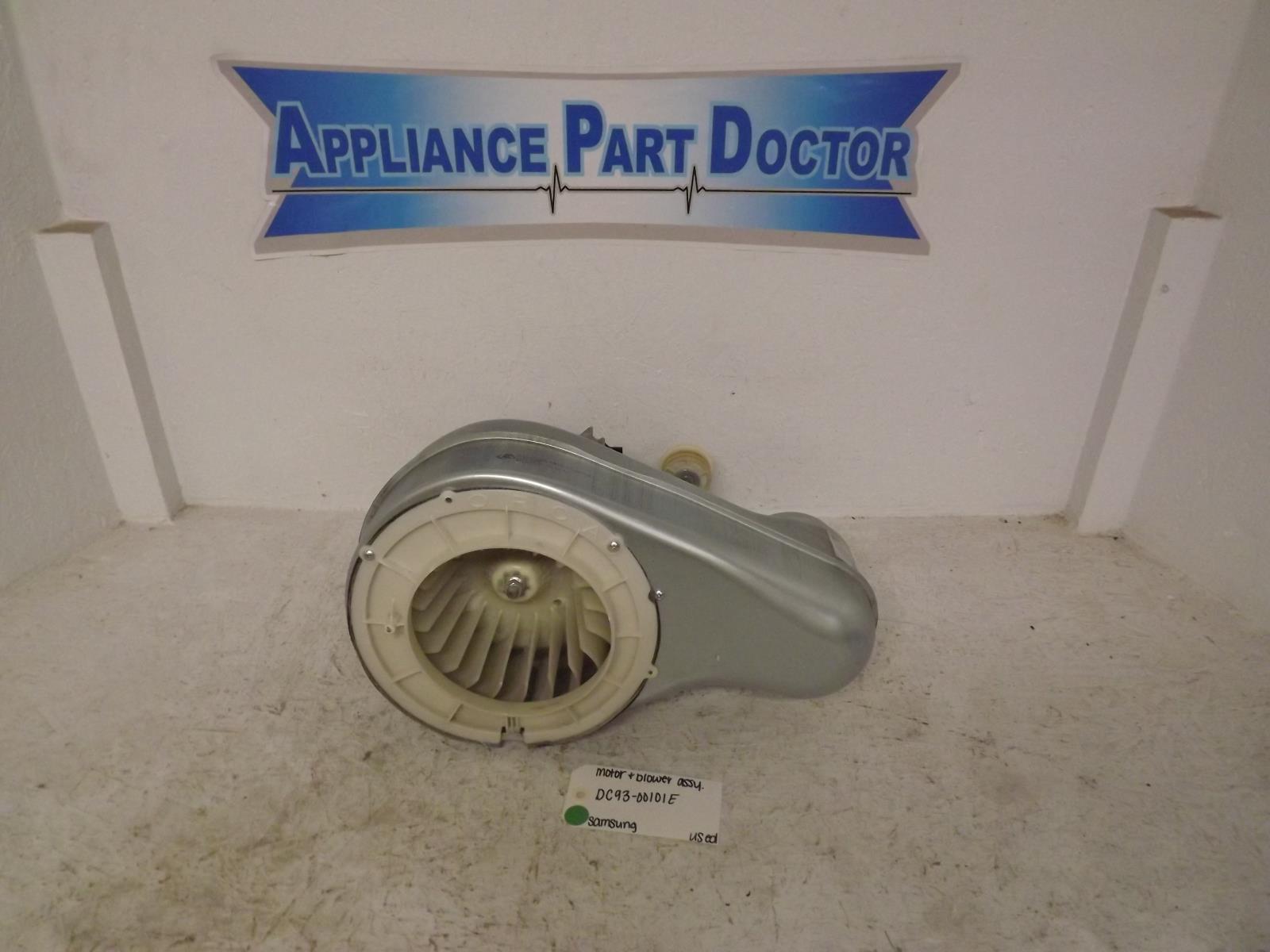 Samsung Dryer DC93-00101E Motor and Blower Assembly Used Samsung Dryer DC93-00101E Motor and Blower Assembly Used